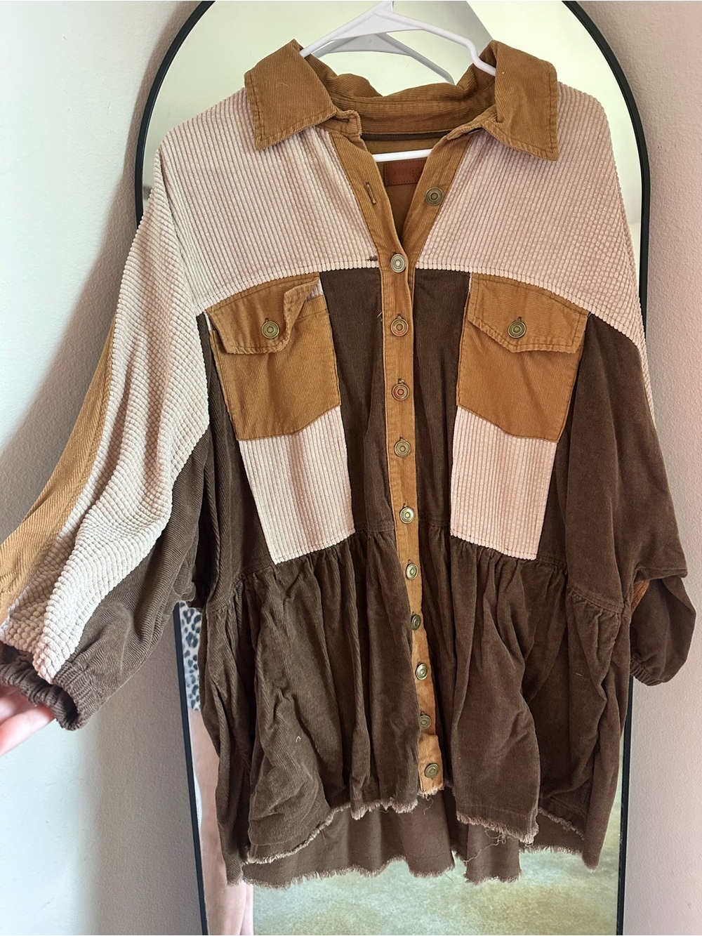 Corduroy Fall Tunic Top/ Dress